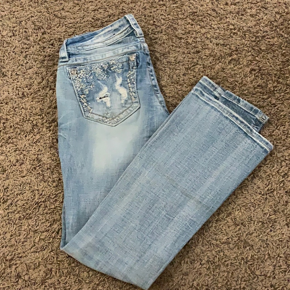 Size 25 miss me boot cut